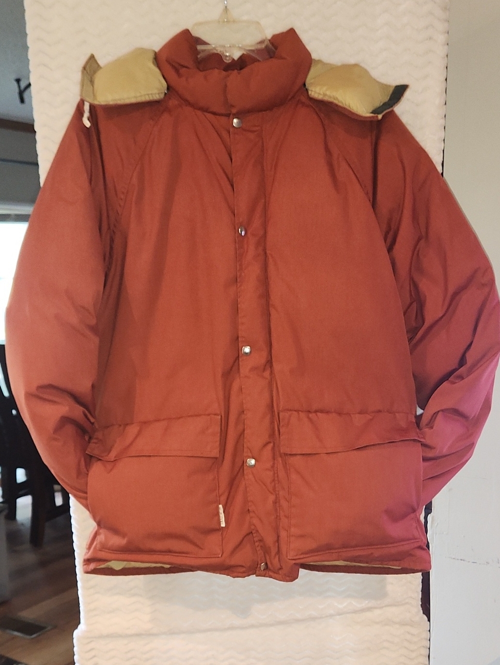 TRAILWISE BERKELY Men's Rust-Orange Insulated Parka Jacket
